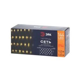 ENOS-01B ЭРА Гирлянда LED Сеть 1,2м*1,5м теплый свет, 24V, IP44 (60/720) ‎