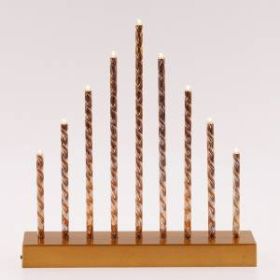 Светодиодная новогодняя фигура ЭРА ENGS-09 Свечи 9 LED ‎