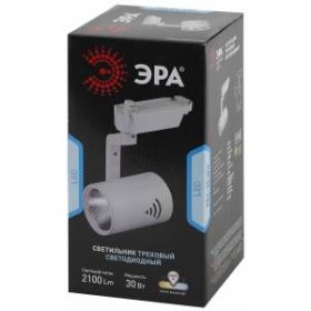 Трековый светильник однофазный ЭРА TR1 - 30 WH 30Вт белый COB ‎