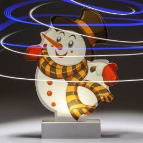 Светодиодная новогодняя фигура ЭРА EGNDS-08 Снеговичок 1 LED ‎