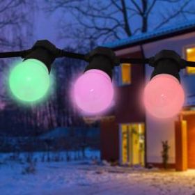 ERABL-MK52 ЭРА Гирлянда ЭРА Белт Лайт набор 5 м, 10 RGB LED ,дин.реж, с трансформ.каучук,24В,IP44 (6 ‎