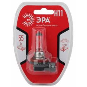 ЭРА Автолампа Н11 12V 55W PGJ19-2 BL (лампа головного света) (10/100/2000) ‎