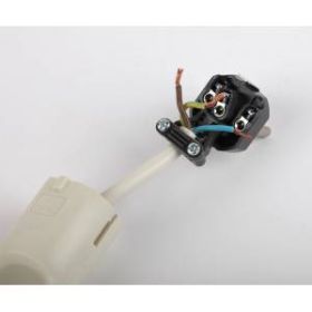 V3 ЭРА Вилка c/з 16A с кольцом непрямой ввод белая (10/200/5000) ‎