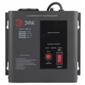 СННТ-1000-Ц ЭРА Стабилизатор напряжения настенный, ц.д., 140-260В/220/В, 1000ВА (4/72) ‎