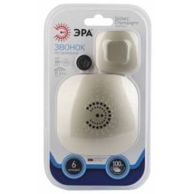 Звонок ЭРА BIONIC Champagne беспроводной (10/60/480) ‎