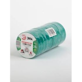 ЭРА ПВХ-изолента 15мм*20м зеленая (10/200/8000) ‎