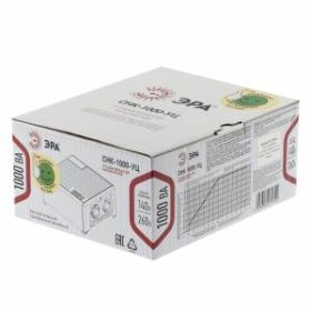 Стабилизатор напряжения ЭРА CНК-1000-УЦ компактный универсальный, 140-260В/220В, 1000ВА ‎