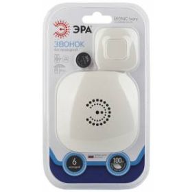 Звонок ЭРА BIONIC Ivory беспроводной (10/60/480) ‎