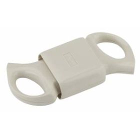 Розетка ЭРА R1 кабельная без заземления 6A с кольцом непрямой ввод белая ‎