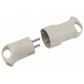 R3 ЭРА Розетка кабельная c/з 16A с кольцом непрямой ввод белая (10/200/3200) ‎