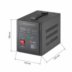 СНПТ-1500-Ц ЭРА Стабилизатор напряжения переносной, ц.д., 140-260В/220/В, 1500ВА (4/80) ‎
