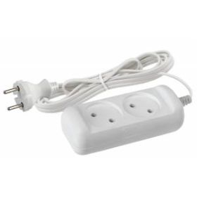 Удлинитель электрический ЭРА UX-2-5m без заземления 2 розетки 5м ШВВП 2x0,75мм2 6А (прекращен к закупкам) ‎/ Б0023149