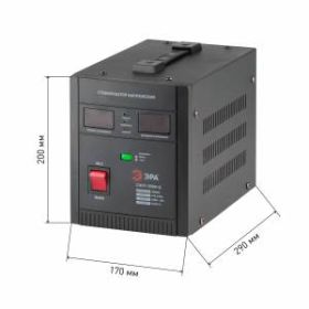 СНПТ-2000-Ц ЭРА Стабилизатор напряжения переносной, ц.д., 140-260В/220/В, 2000ВА (4/80) ‎