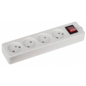 K-4s ЭРА Колодка 4гн, без зазeмл, с выкл (10/40/960) ‎