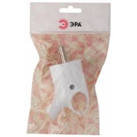 Vx4-W ЭРА Вилка с/з угловая с кольцом 16A белая (24/480/5760) ‎