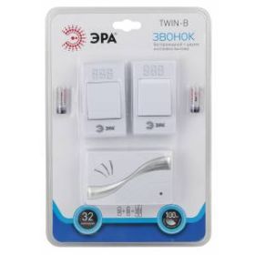Звонок ЭРА TWIN-B беспроводной (60/480) ‎