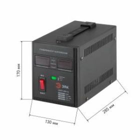 СНПТ-500-Ц ЭРА Стабилизатор напряжения переносной, ц.д., 140-260В/220/В, 500ВА (8/144) ‎