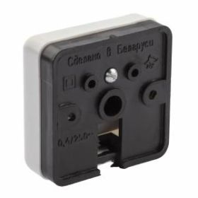 Кнопка дверного звонка ЭРА D2 проводного, черная, 1 мелодия ‎