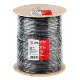 ЭРА Кабель витая пара F/UTP Cat5e 4x2x24 AWG CU PE OUTDOOR 305 м (1/32) (1/32) ‎