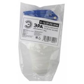 ЭРА Розетка переносная 213 2Р+РЕ 16А 220В IP44 (10/120/2160) ‎