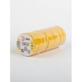 ЭРА ПВХ-изолента 15мм*10м желтая (10/500/16000) ‎