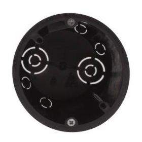 Коробка установочная ЭРА KUP-73-73-m-black для полых стен саморезы металлические лапки черная IP20 ‎