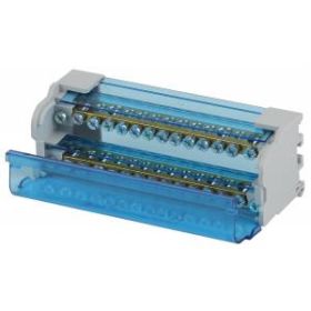 NO-224-14 ЭРА Шины на DIN-рейку в корпусе (кросс-модуль) ШНК 2х15 L+PEN (72/1512) ‎