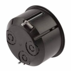 Коробка установочная ЭРА KUP-73-45-m-black для полых стен саморезы металлические лапки черная IP20 ‎