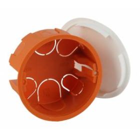 ЭРА Коробка распаячная KRT 80х40мм для твердых стен, крышка IP20 (175/1575) ‎