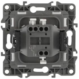12-1103-04 ЭРА Переключатель, 10АХ-250В, IP20, Эра12, шампань (10/100/3200) ‎