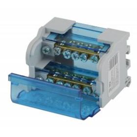 NO-224-13 ЭРА Шины на DIN-рейку в корпусе (кросс-модуль) ШНК 2х7 L+PEN (2/144/3024) ‎