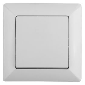 4-101-01 Intro Выключатель, 10А-250В, СУ, Solo, белый (10/200/2400) ‎/ Б0043263