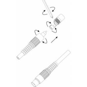 Разъем ЭРА R-TV05 штекер TV без пайки цвет чёрный ‎