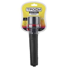 TR3D Фонарь Трофи 3xLED, 3*D, резина, бл (10/60/240) ‎