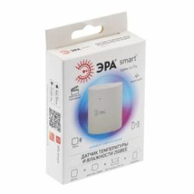 Датчик температуры и влажности воздуха ЭРА DM-03 для дома, беспроводной, на батарейках, SMART Zigbee ‎
