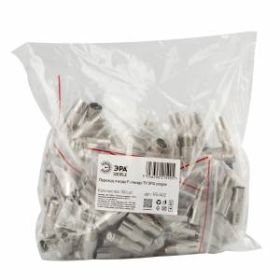 Переходник ЭРА Simple RS-A02 гнездо F-гнездо TV ‎