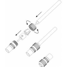 Разъем ЭРА R-TV03 штекер TV без пайки металл тип «Орех» ‎