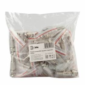 Разъем ЭРА R-BNC01 штекер BNC под винт с пружиной металл ‎