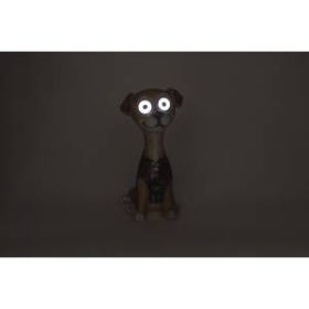 SL-RSN24-DOG-M ЭРА Садовый светильник на солнечной батарее, полистоун, цветной, 24 см (12/144) ‎