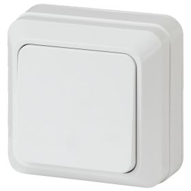 2-101-01 Intro Выключатель, 10А-250В, IP20, ОУ, Quadro, белый (10/200/3600) ‎/ Б0027631