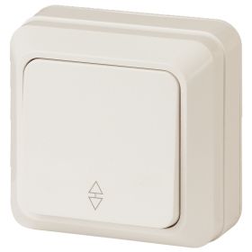 2-103-02 Intro Переключатель, 10А-250В, IP20, ОУ, Quadro, сл.кость (10/200/3600) ‎/ Б0027638