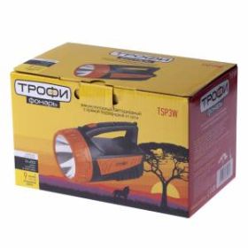 TSP3W Фонарь Трофи Акку 4V2Ah, 3W LED, ЗУ 220V, карт (8/24/96) ‎