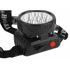 TG9 Фонарь Трофи Акку налобный 4V0.9Ah, 9xLED, ЗУ 220V, карт (25/50/600) ‎