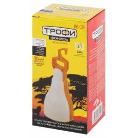 KB-301 Фонарь Трофи кемпинг 2в1 [COB, 3xAAA, крюк, магнит, карт] (25/50/750) ‎
