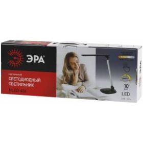 ЭРА наст.светильник NLED-456-10W-W-G белый с золотом (12/144) ‎