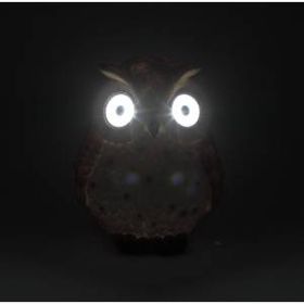 ERAFYS01-10 ЭРА Садовый светильник Сова рыжая на солнечной батарее, полистоун, 19 см (8/96) ‎