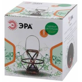 ERASFM-01 ЭРА Садовый светильник Лофт подвесной с ручкой, металл, 26 см (18/144) ‎