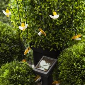 ERASG024-03 ЭРА Садовая гирлянда Пчелки на солнечной батарее, 5,8 м (24/432) ‎