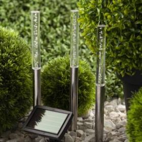 ERASF024-21 ЭРА Садовый светильник Пузырьки на солнечной батарее, 3 шт 38 см (24/432) ‎