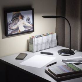 ЭРА наст.светильник NLED-477-8W-BK черный (20/120) ‎